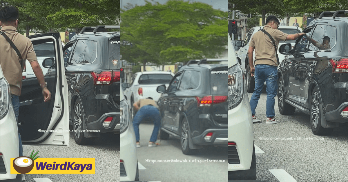 M’sian Man Returns Trash That Was Thrown Out From SG-Registered Car At Traffic Light