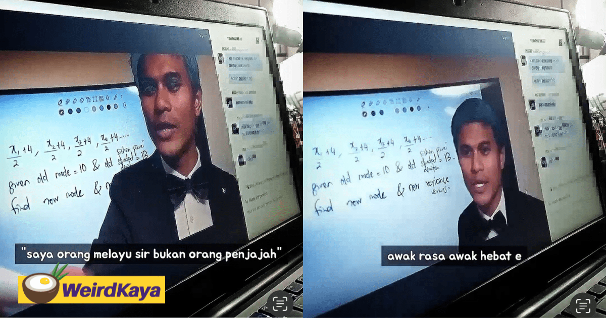 M'sian Student Slams Teacher For Holding Math Class In English, Says He Isn't A 'Coloniser'
