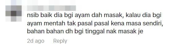 M'sian Man Finds Raw Ingredients In Lunchbox Packed By "Wife" But There's A Twist