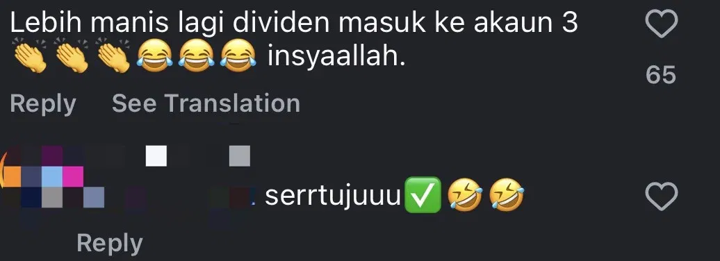 netizen comment- M’sian Netizens Hope EPF Dividends Go Into Account 3 So They Can Spend This Raya netizen comment 2