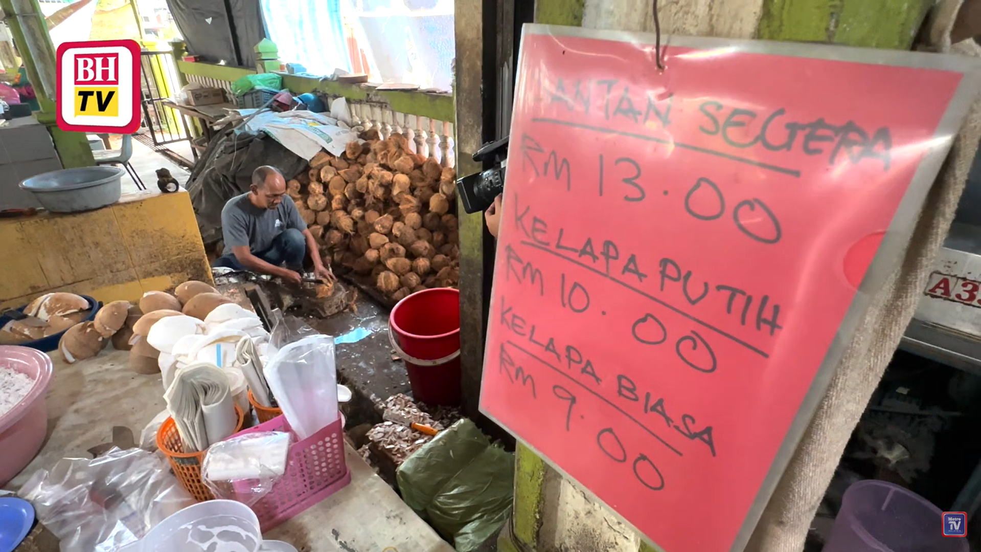 New prices of coconut milk