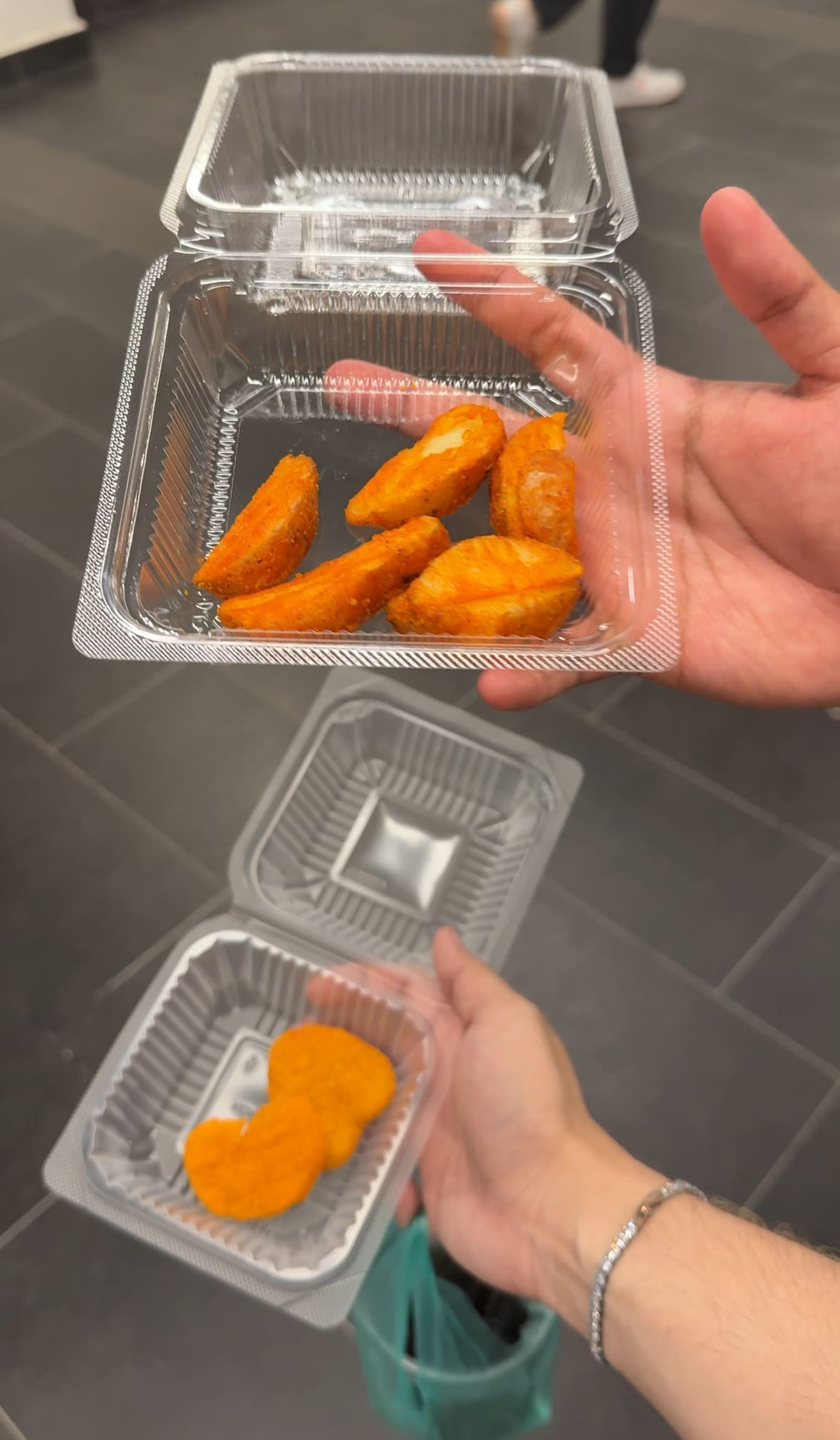 nuggets and wedges