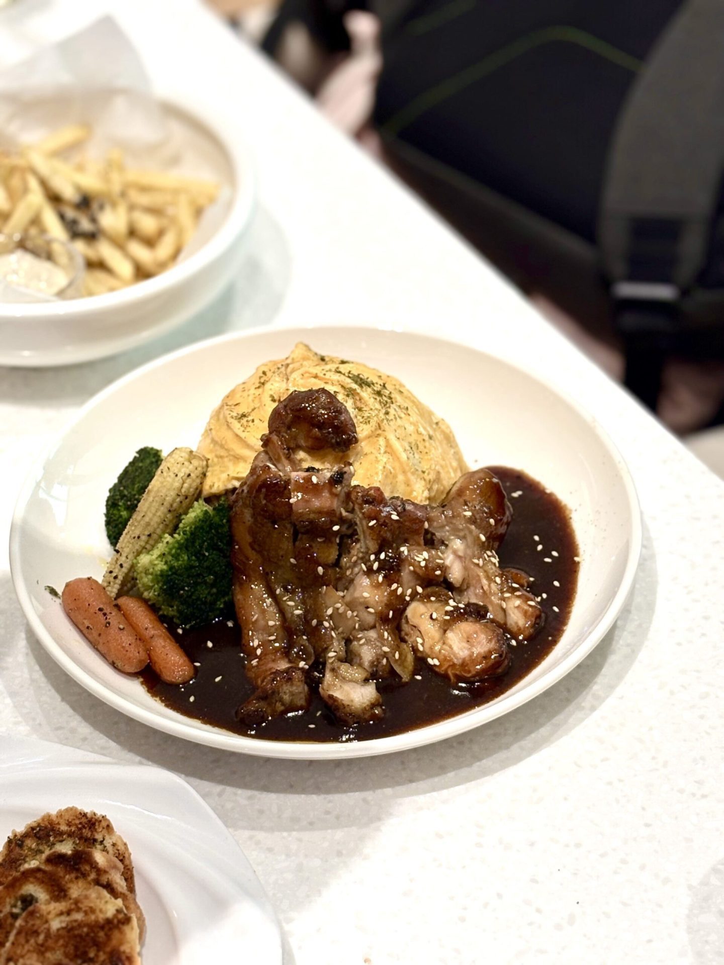 Omelette Rice with Chicken Steak (RM68)🍳🍗 boucake trx