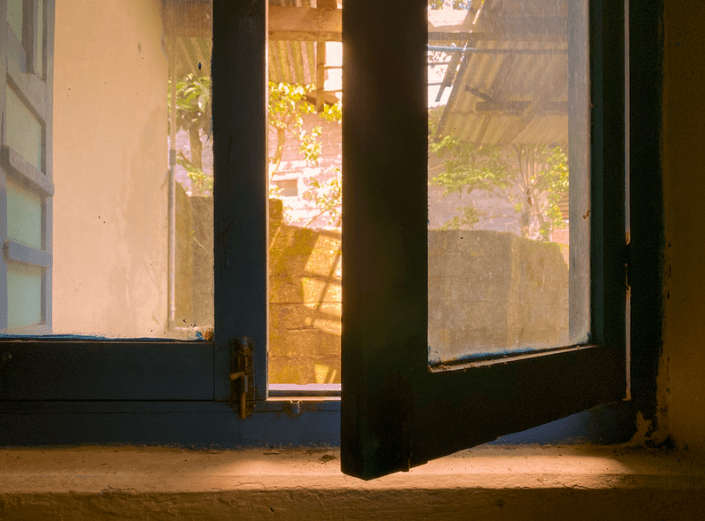 open window