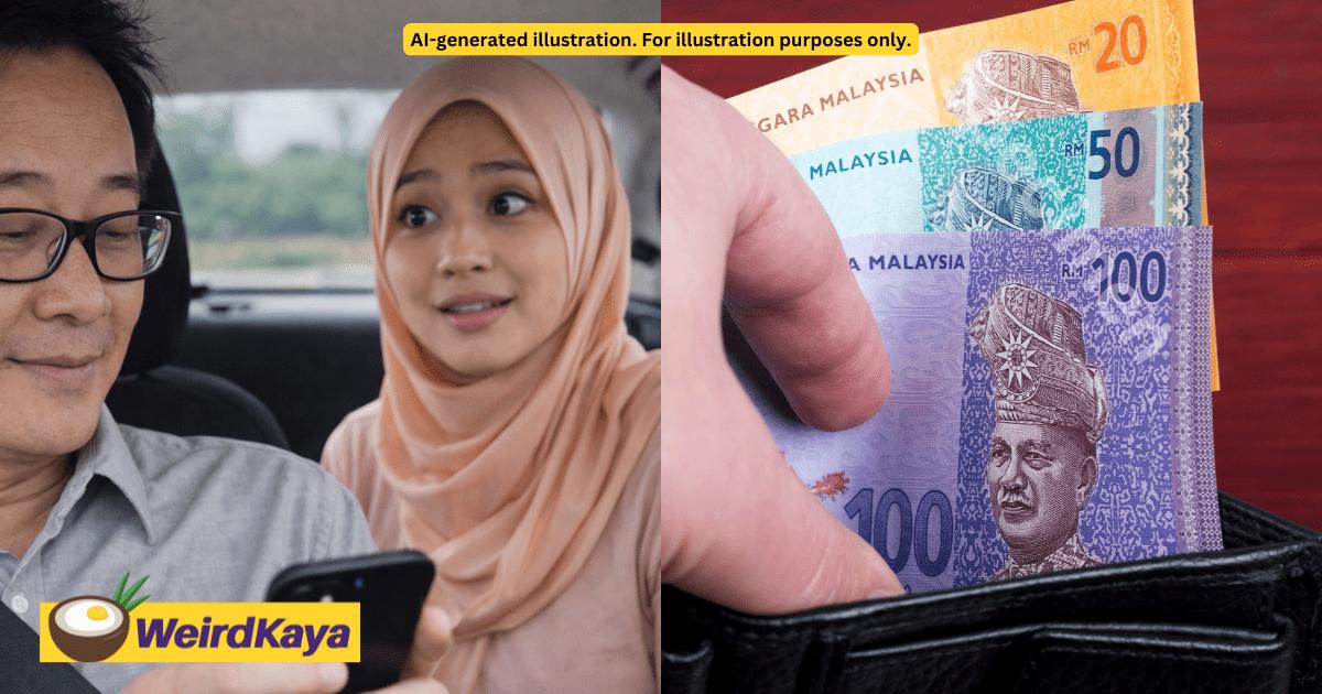 Passenger Shocked After M’sian E-Hailing Driver Unwittingly Reveals His RM200K Savings On Bank App
