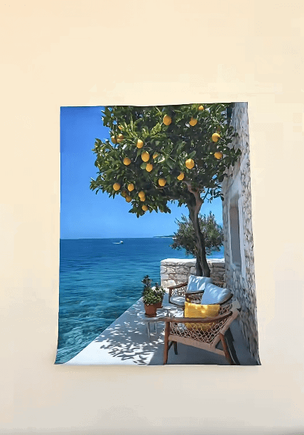 Poster on wall