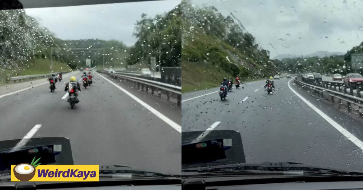 Reckless ‘Superman’ Mat Rempit Block Ambulance On NSE, Sparks Outrage On Social Media