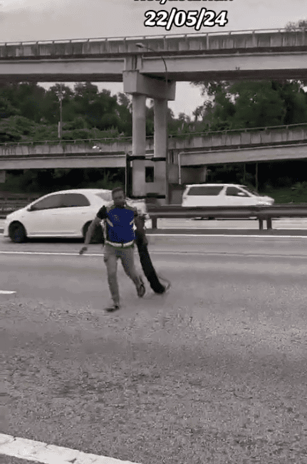 removing tyre debris