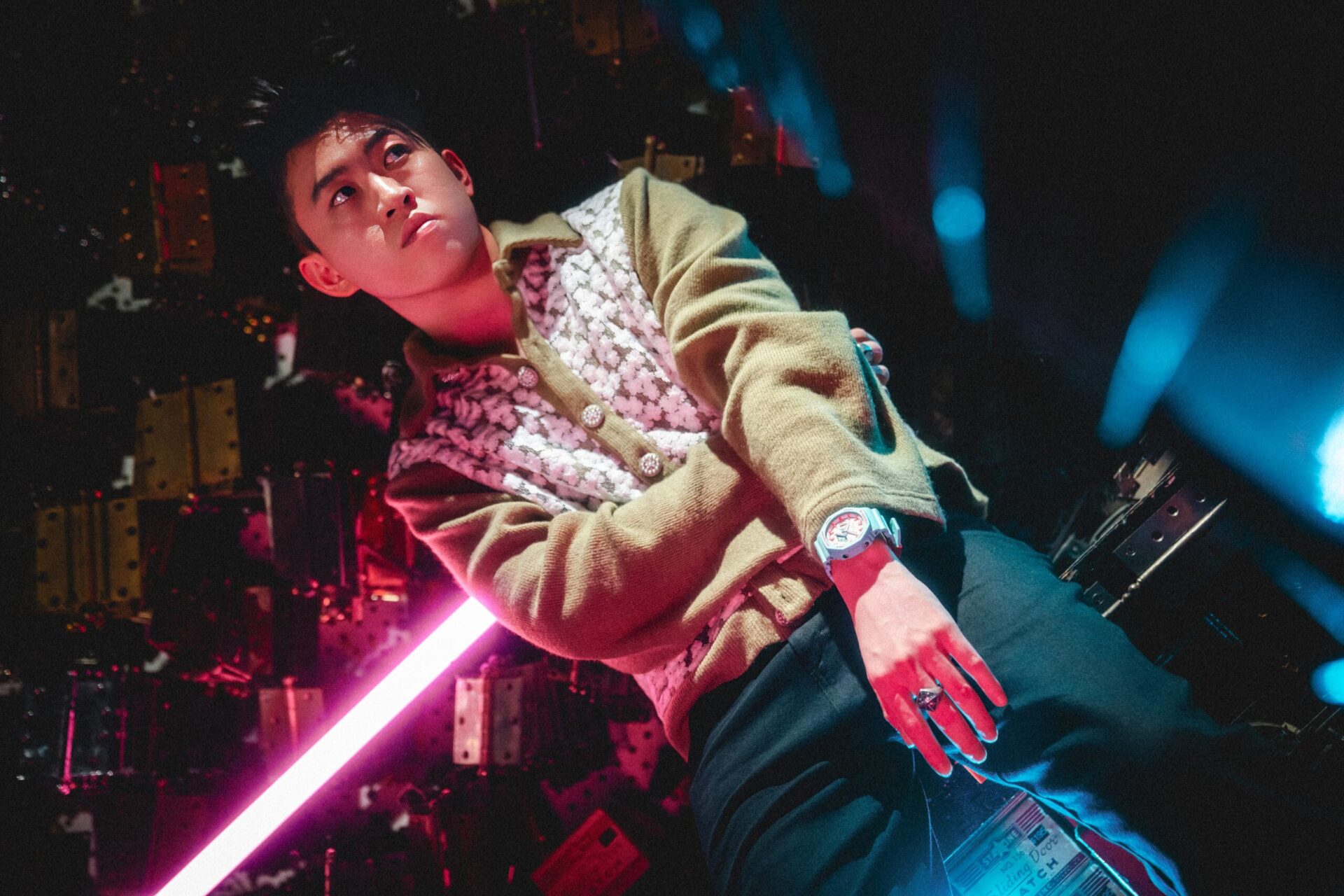 Rich Brian wearing G-SHOCK GA-2100