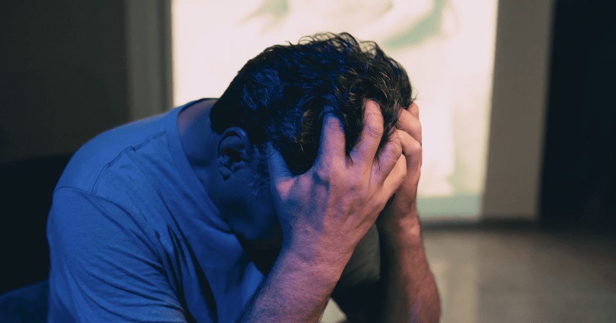 sad man