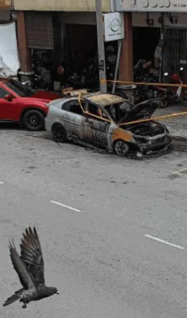 remaining of the car
