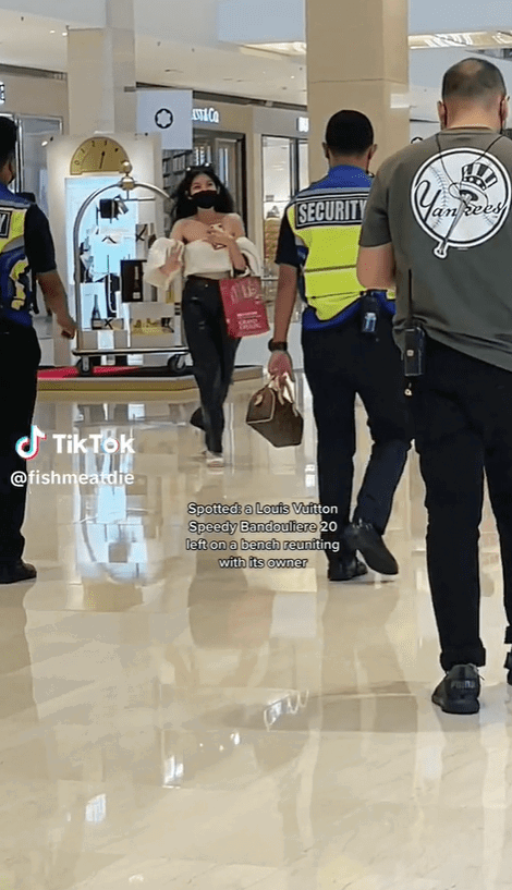M’sian Woman Loses RM8,900 Louis Vuitton Bag, Has It Returned To Her By Honest Security Guard