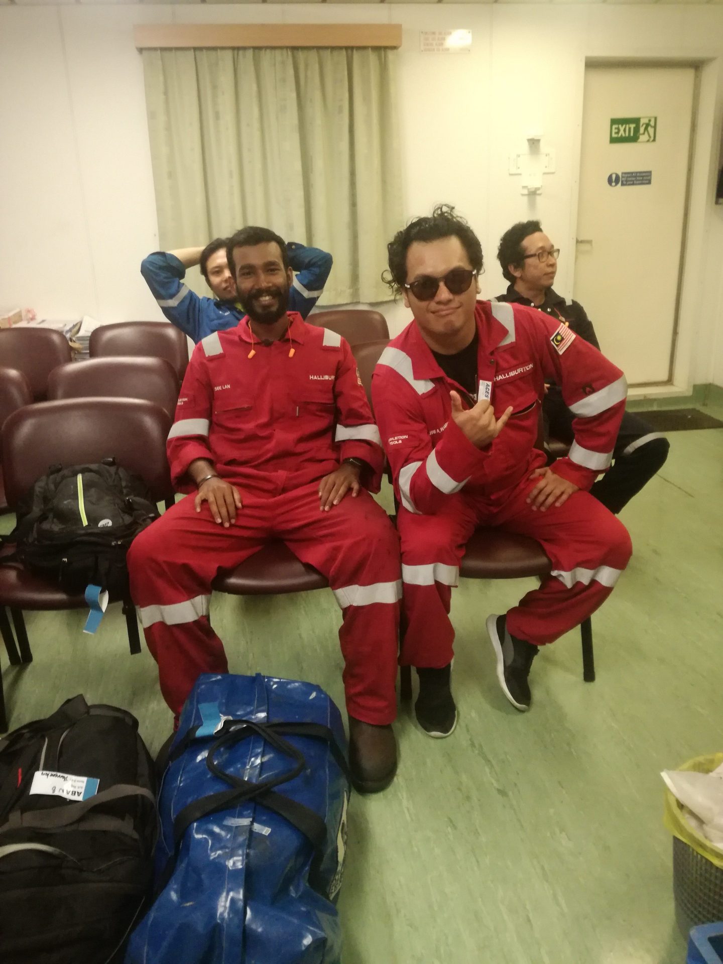 Seelan with O&G colleague