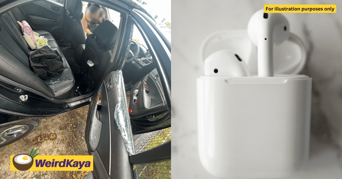 SG Couple Loses AirPods And Thermos After Car Window Gets Smashed In JB