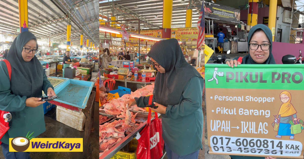 Since My Spouse Fell Ill, I Walk 3KM Daily To Pasar Borong To Carry Groceries & Shop For Others To Feed Our Kids