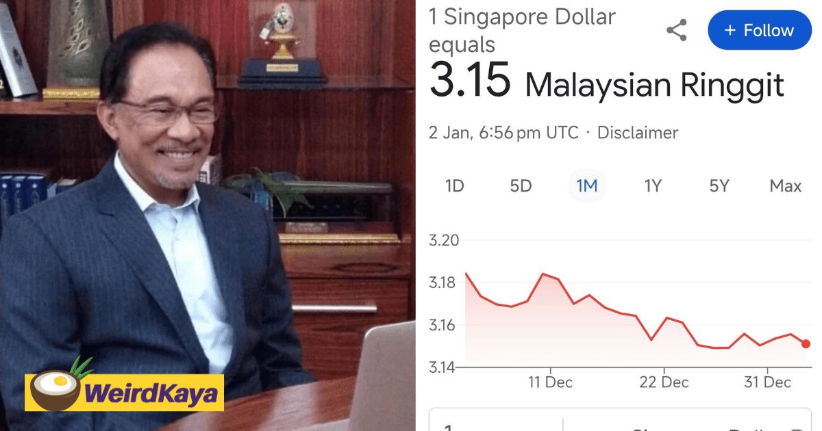 S’porean Politician Tells PM Anwar To Slow Down & Stop Working Too Hard As Ringgit Moves From 3.18 To 3.15