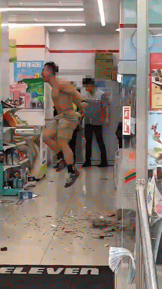 Taiwanese Man Goes Into Hulk Mode And Wrecks 7-Eleven Store After It Ran Out Of Chicken Snack