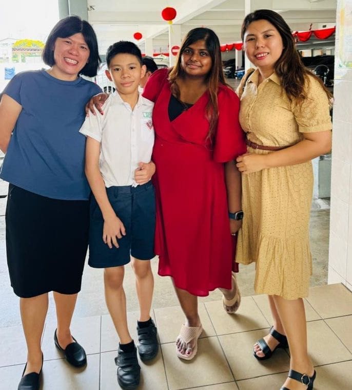 teacher jaslene and colleague and student