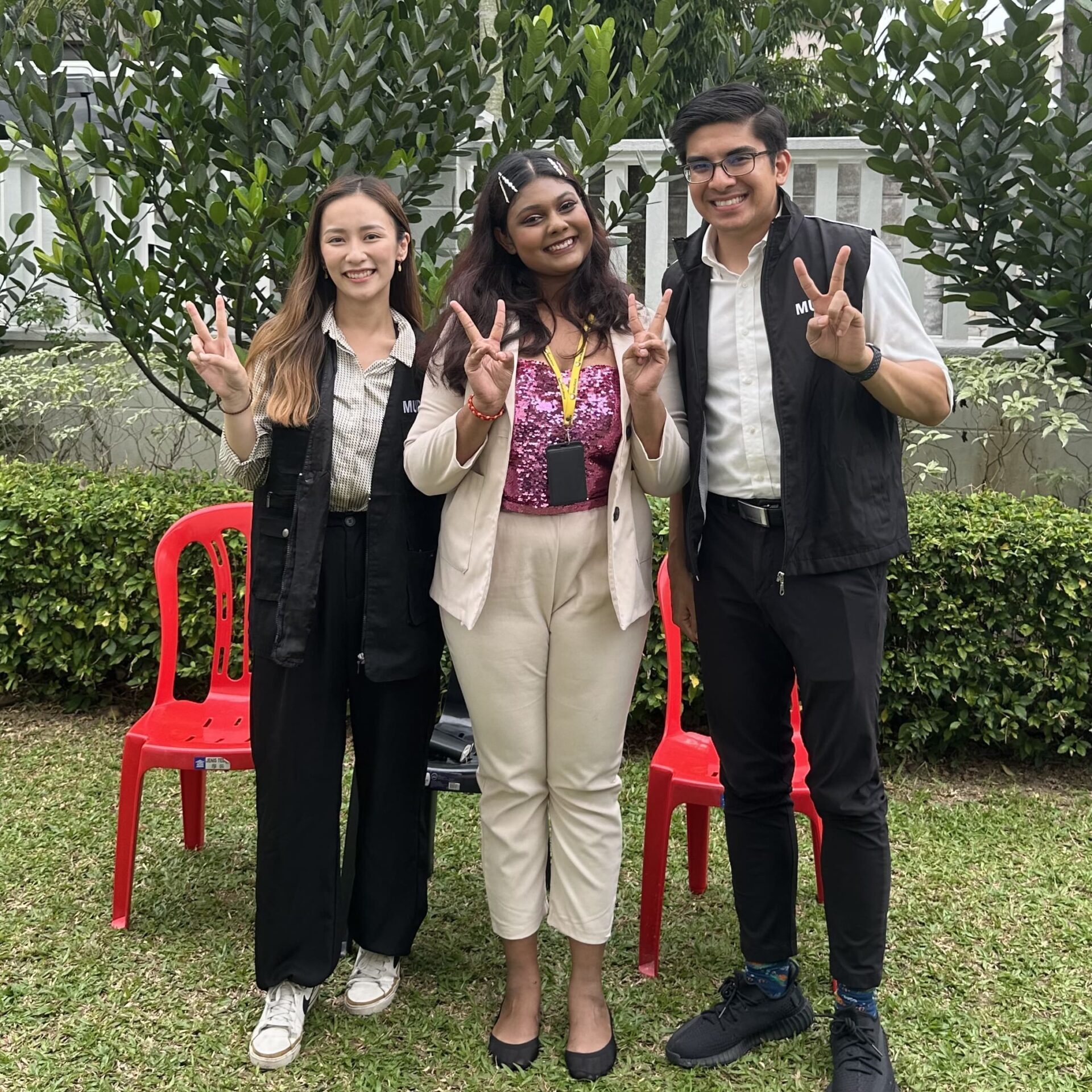 WeirdKaya talent with Abe Lim and Syed Saddiq