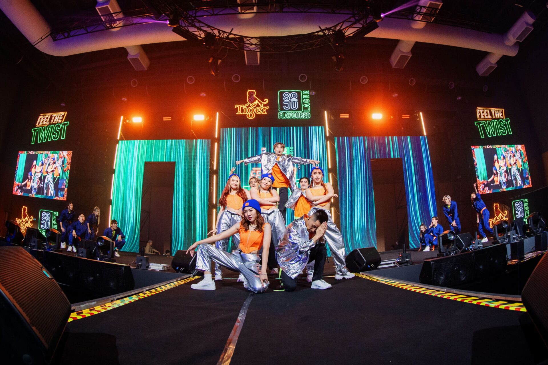 The Black Royals performing at the Tiger Soju Flavoured Lager launch party