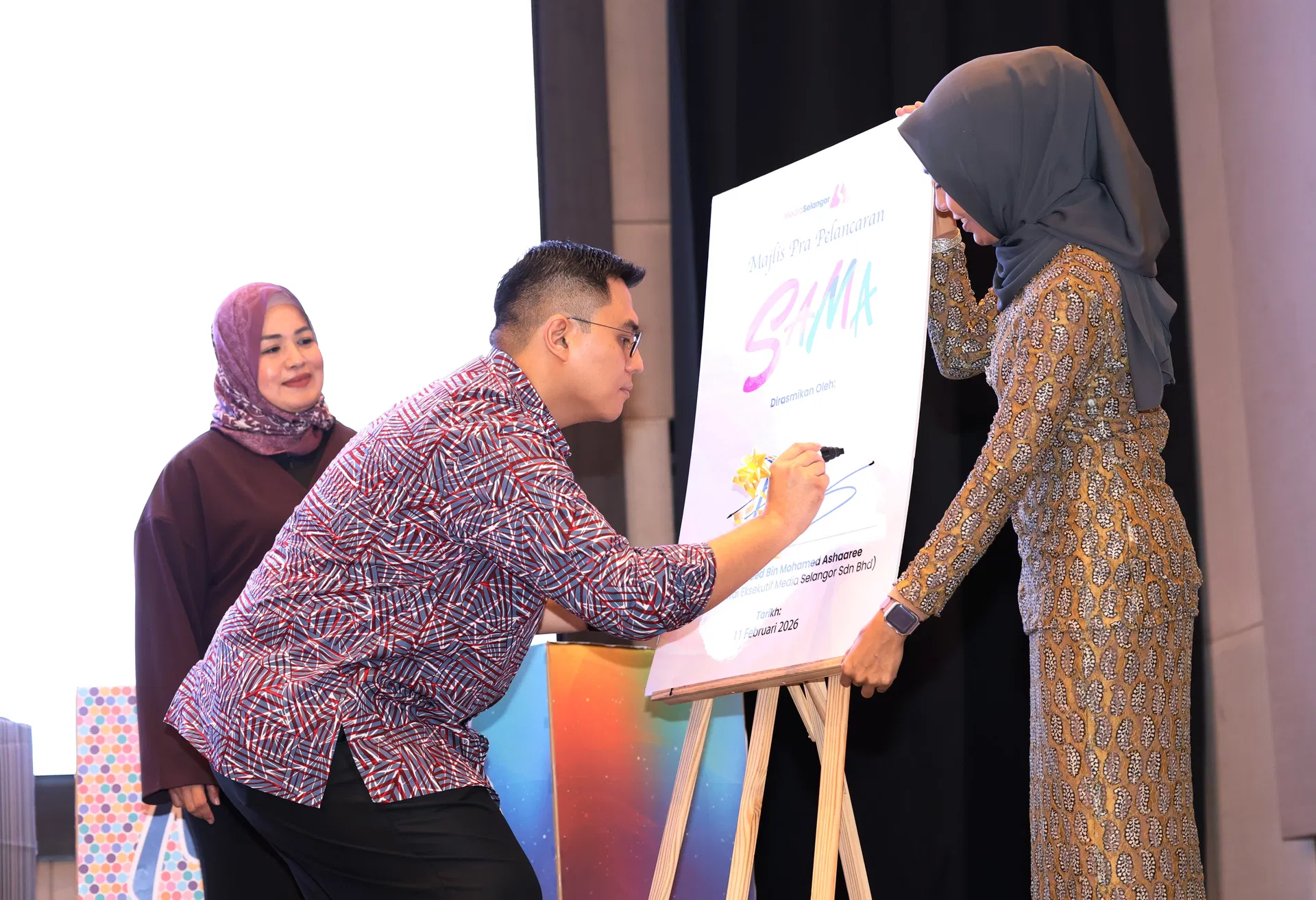 The SAMA campaign was officially launched by Media Selangor Chief Executive Officer, Mohamed Fareed Mohamed Ashaaree