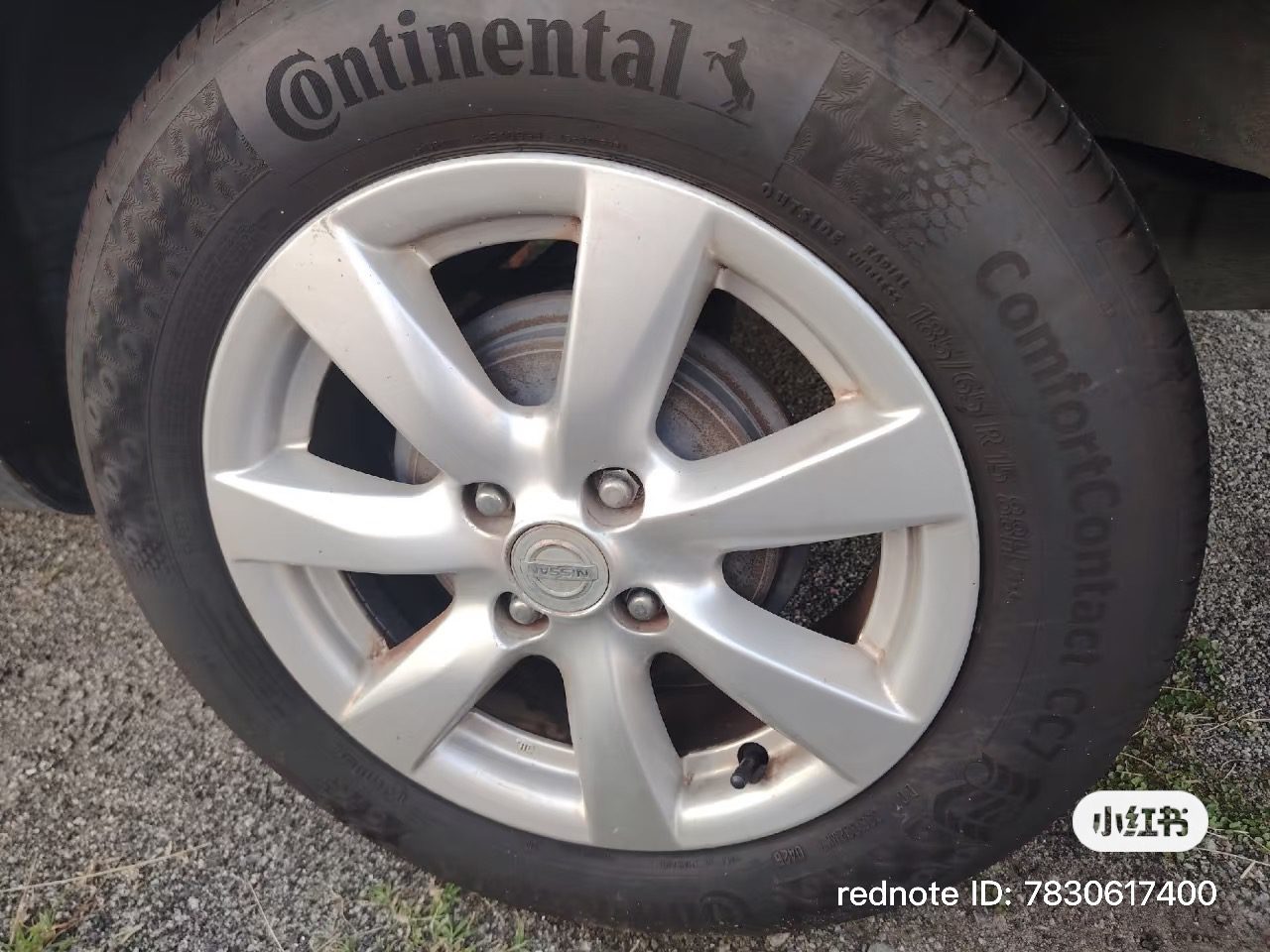 the stolen tyre