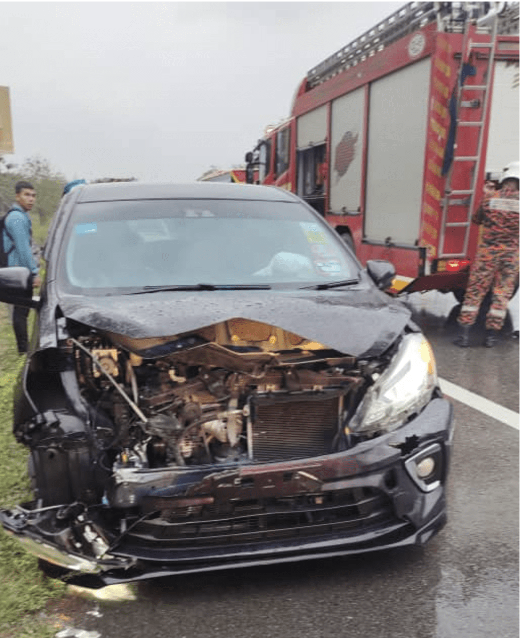 Car crash in north-south highway accident
