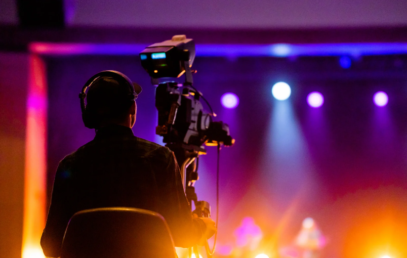 Videographer at work