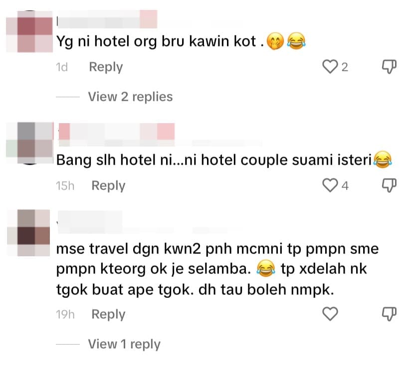 M'sian Influencers Shocked By Visible Shower Partition Inside Hotel Room They Booked In Indonesia - comment