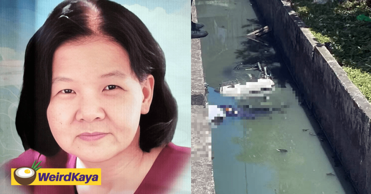 60yo M'sian Woman Falls Into Drain Due To Heart Attack, Dies At The Scene