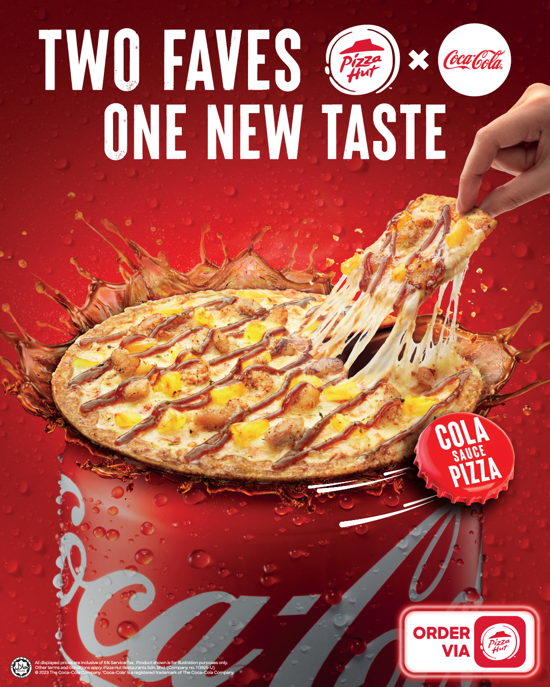 Pizza hut malaysia and coca-cola unite to unveil