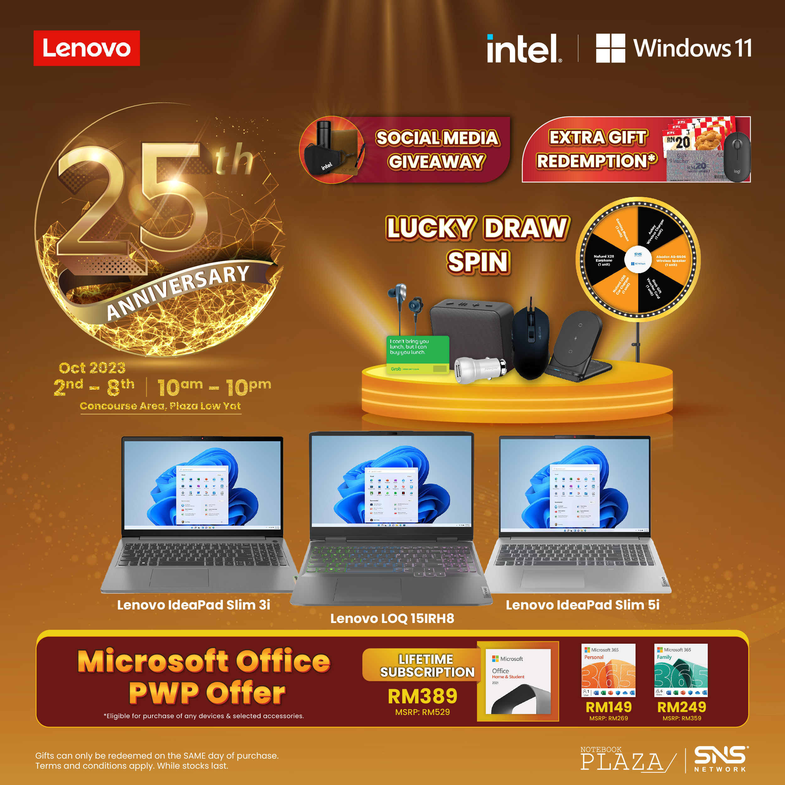 Collaborate, create & play with these powerful laptops from lenovo priced at less than rm3,500!