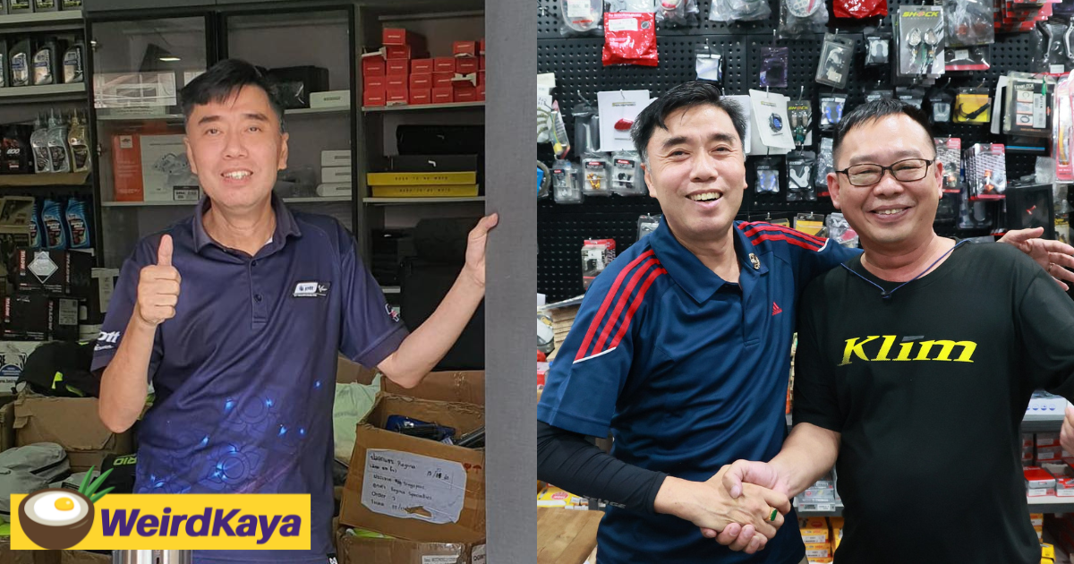 Sg bike shop owner retires, gives out company shares worth rm3. 25m to loyal employee | weirdkaya