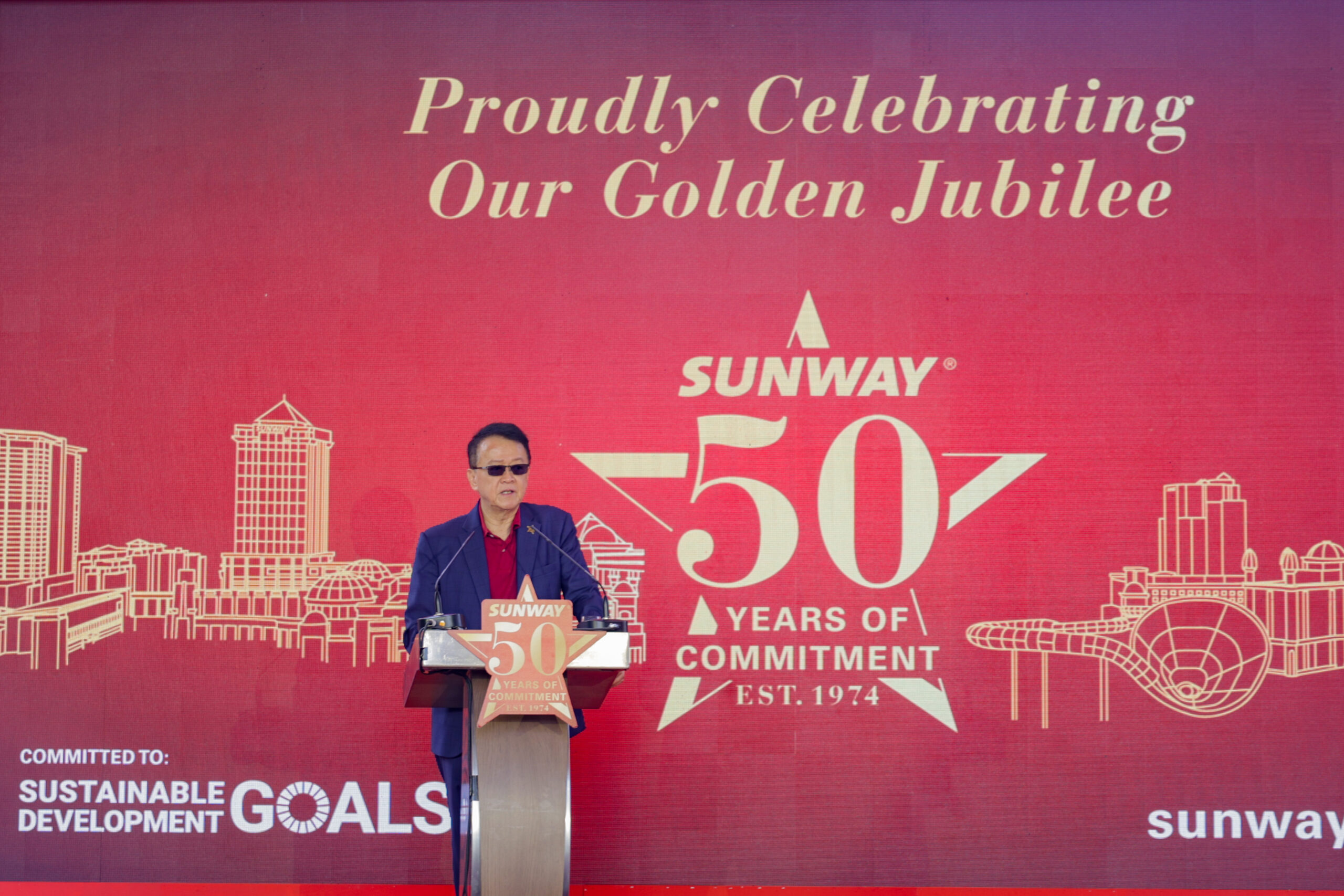 Sunway group founder and chairman tan sri sir dr. Jeffrey cheah