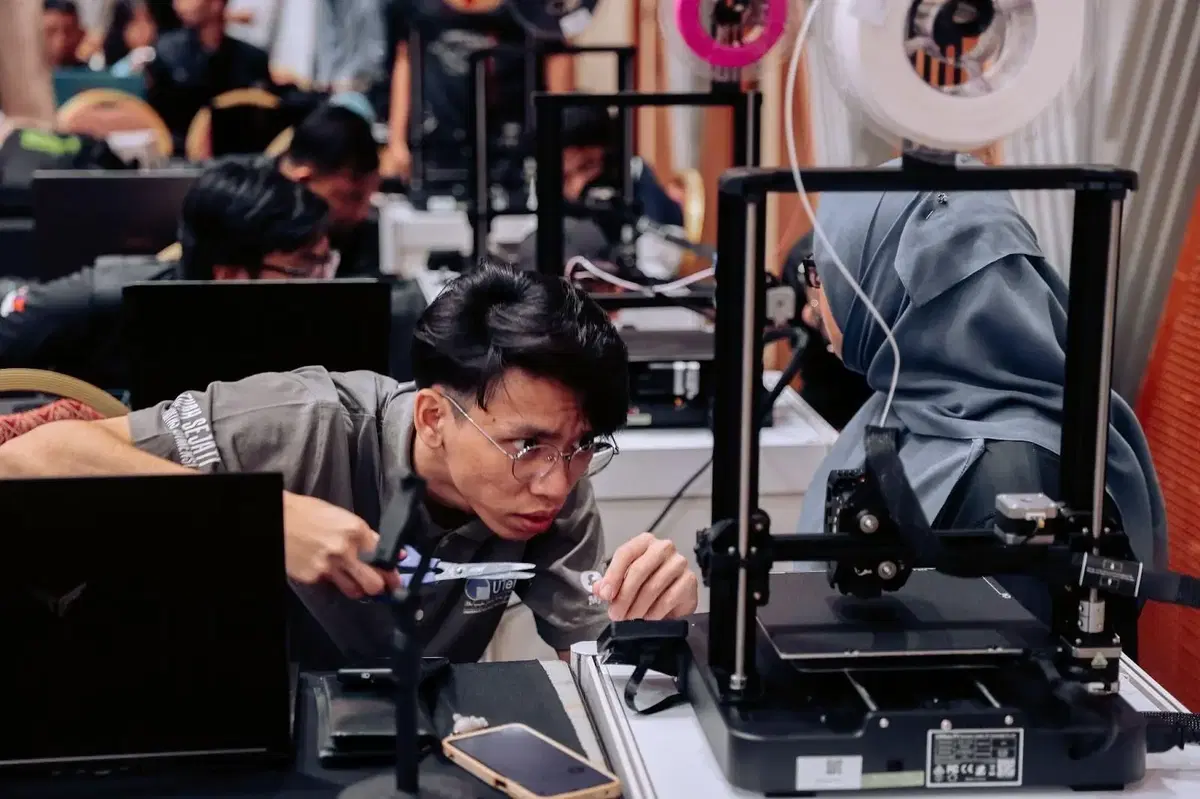 The 3D Printing Challenge was one of the most highly participated events, attracting a large number of enthusiastic participants