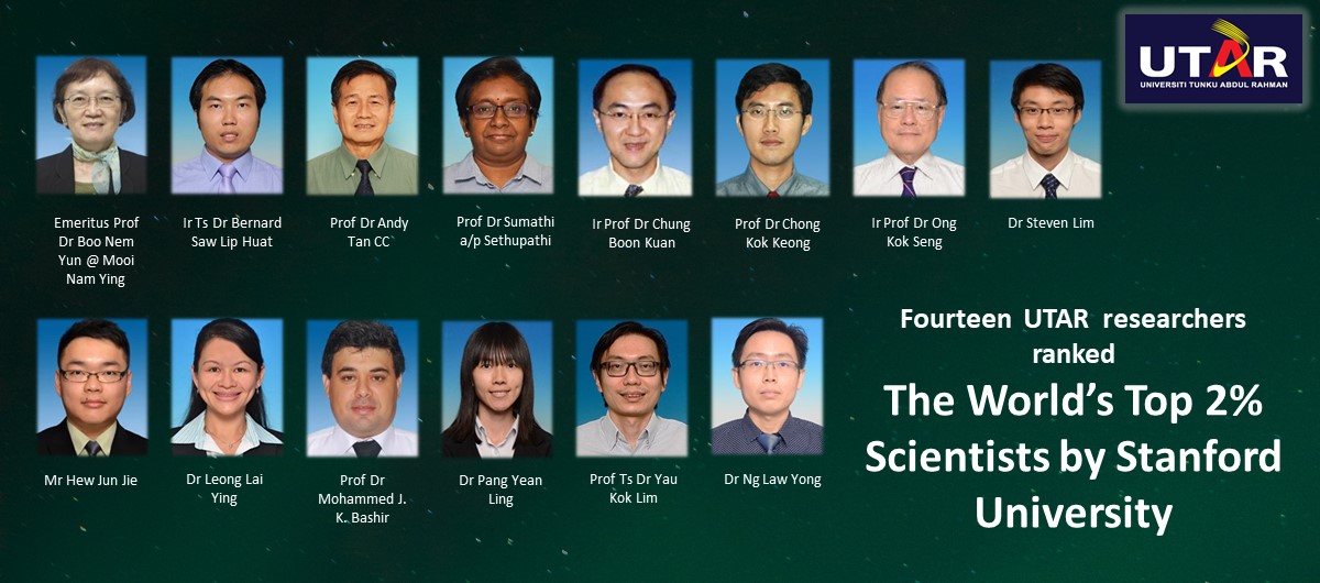 14 utar researchers ranked in standford university's world top 2% scientists 