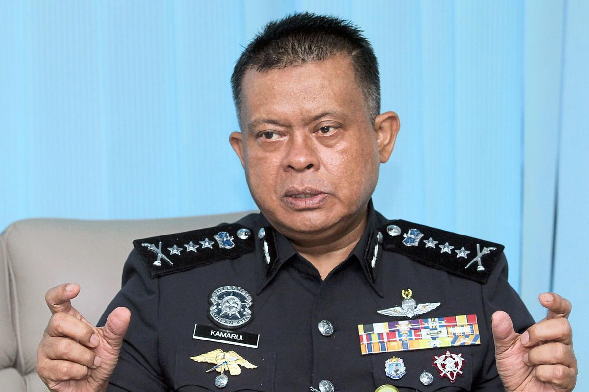 Johor police chief, datuk kamarul zaman mamat