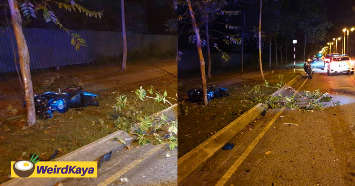 18yo m'sian woman tries riding friend's motorcycle, killed after crashing into 4 trees  | weirdkaya