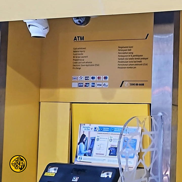 2 CCTVS at Maybank ATM