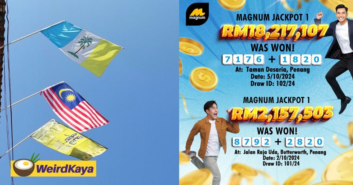 2 lucky penangites win rm18mil & rm2mil respectively in magnum jackpot  | weirdkaya