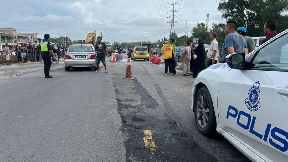 2 m'sian women run over by myvi while crossing the road