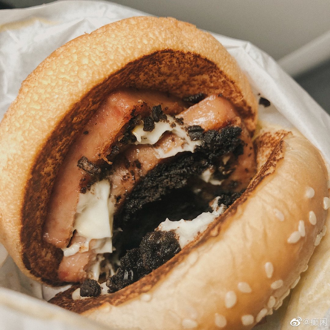 Mcdonald's china latest spam burger with oreo crumbs sparks controversy