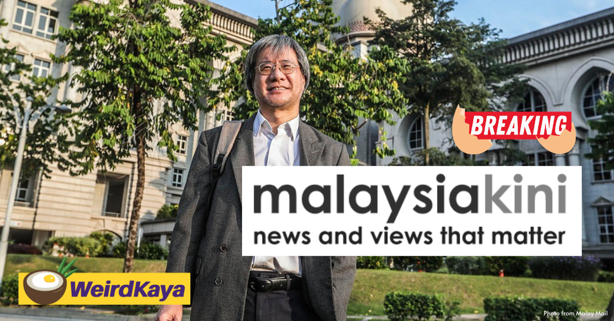 Just in: malaysiakini fined rm500,000 for contempt of court | weirdkaya