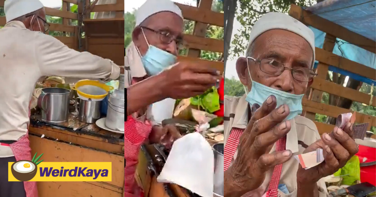 Netizen shares heartbreaking story of struggling coconut vendor | weirdkaya