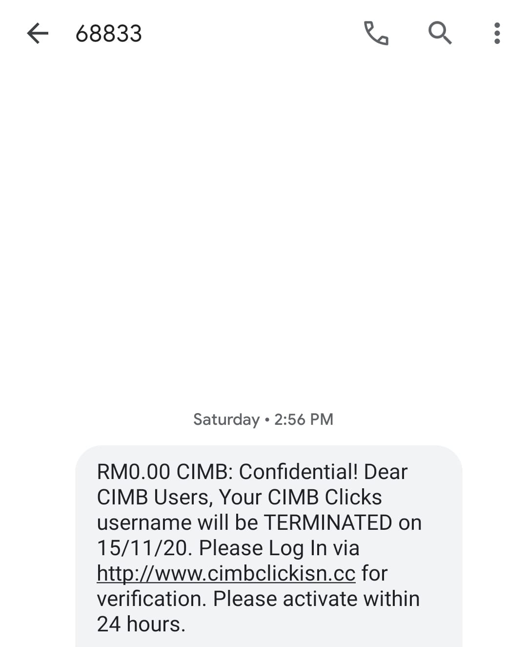 Scam trick alert! M'sian guy loses thousands through fake bank link | weirdkaya