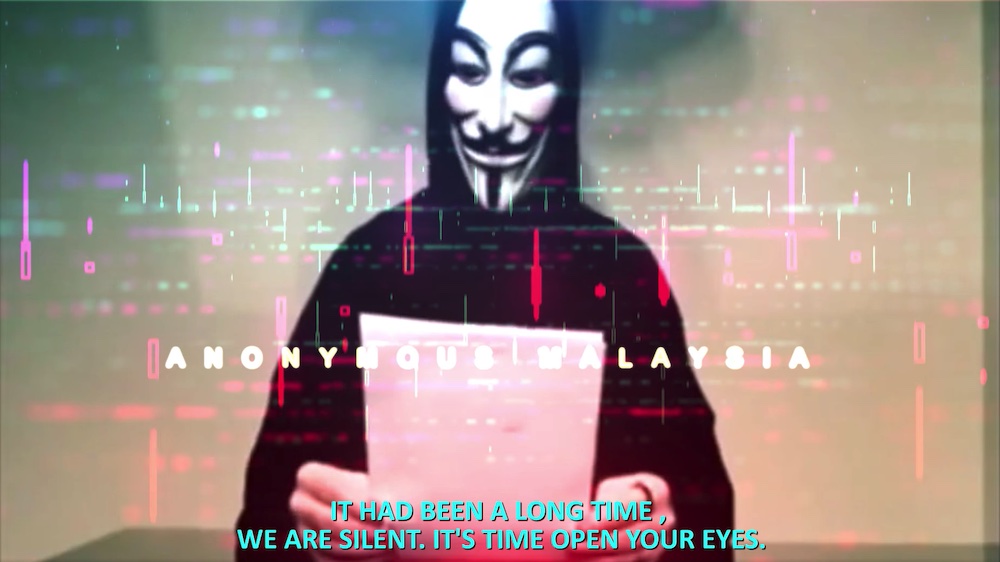 Anonymous malaysia vows to launch a cyberattack against government over data breaches | weirdkaya