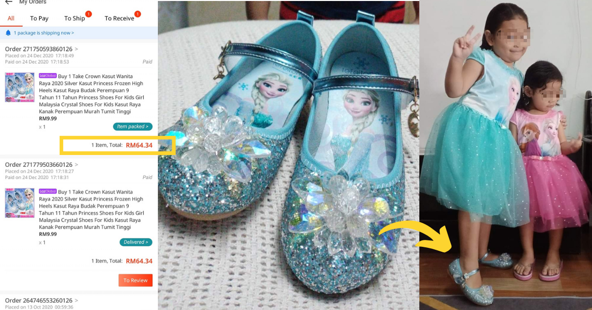M'sian mum surprised after 5-year-old kid ordered two pairs of 