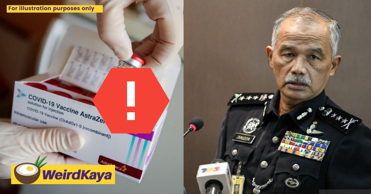 Pdrm: fake vaccine scam now the newest trick on social media | weirdkaya
