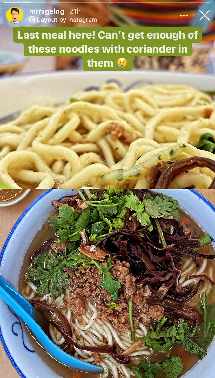 Uncle roger has kajang pan mee as his last meal before leaving malaysia | weirdkaya