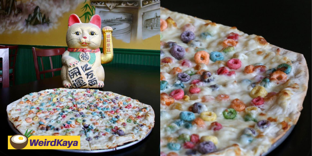 Asian themed pizzeria's cereal pizza sparks controversy | weirdkaya